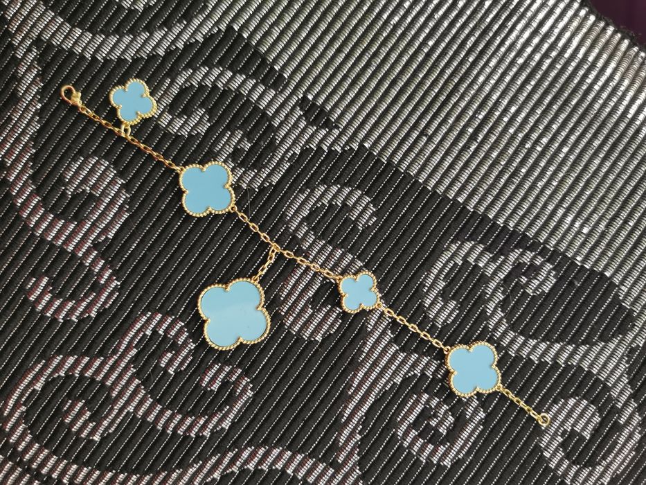 Браслет ван клиф клевер van cleef