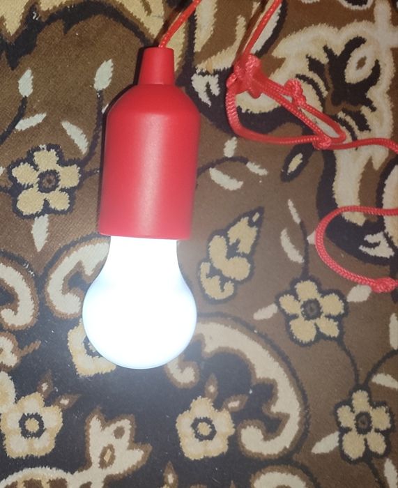 Leg лампа на батарейках