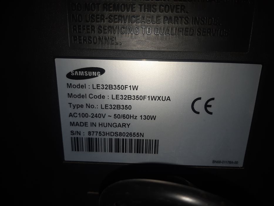 Телевізор Samsung Black LE32B350F1WXUA