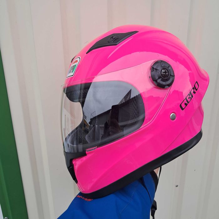 Дитячий мото шолом Pink