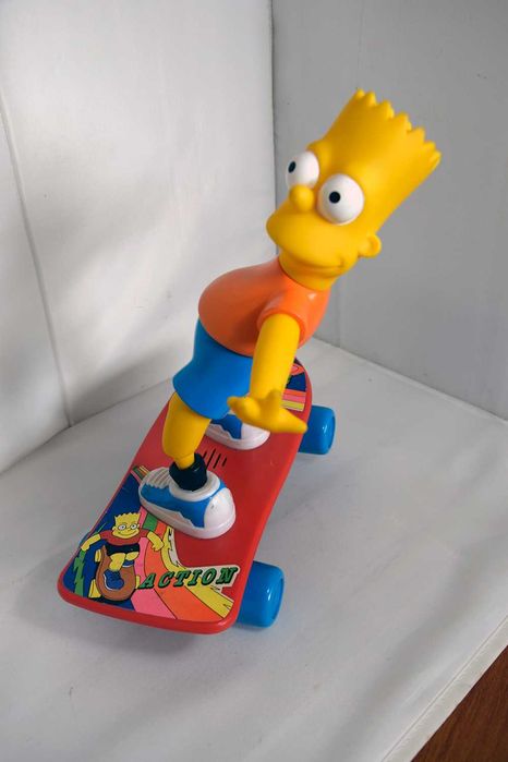 Bart Simpson Skate 30cm Vintage