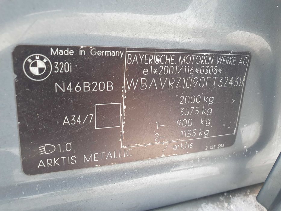 BMW 3 e91 kombi / 2.0 B / 2006 r. / automat / na części