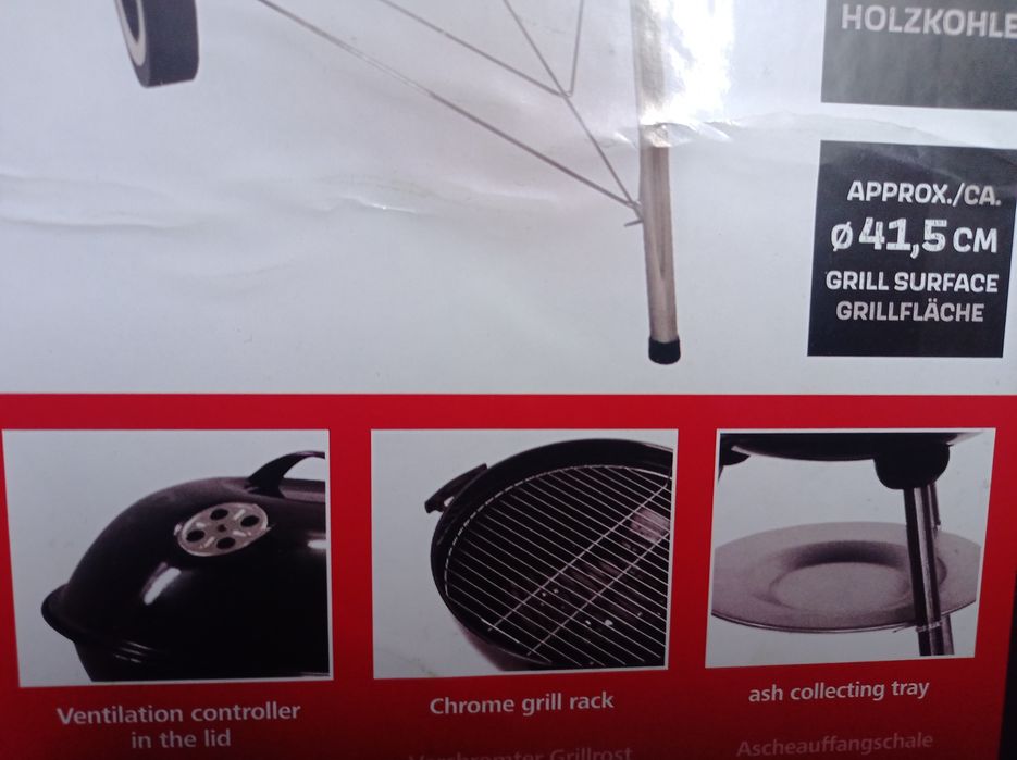 Grill na węgiel nowy