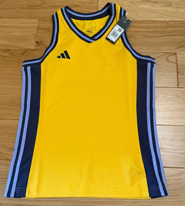 Яскраво-жовта баскетбольна майка Adidas Alba Berlin Game розмір S
