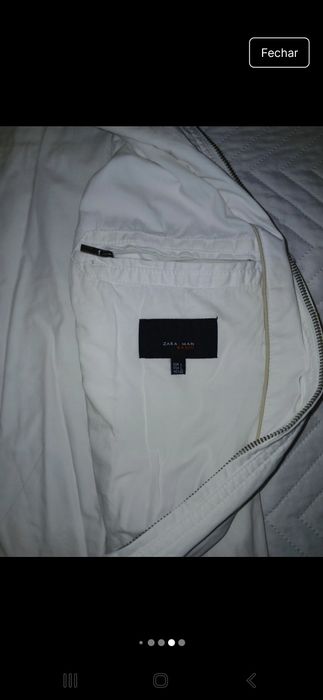 Casaco branco Zara