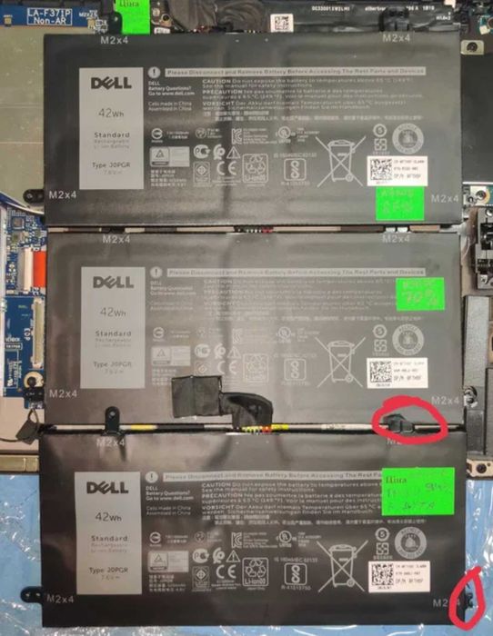 Оригинальная батарея Dell Latitude 5285 5290 T17G JOPGR J0PGR