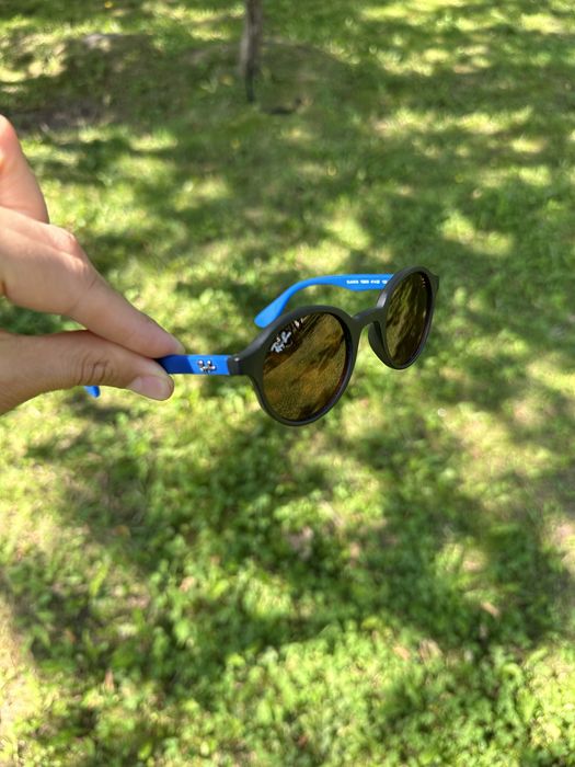 Сонячні окуляри ray ban оригінал дитячі круглі rb9161s kids