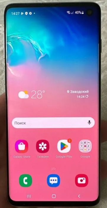 Samsung S10, 8~128gb, white. Состояние супер