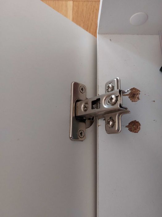 Szafka rtv biala wysoki połysk