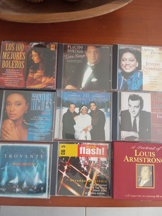 CD e coletâneas vários estilos musicais classica blues rock
