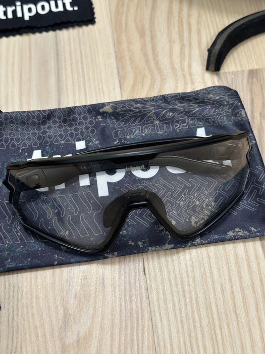 Okulary rowerowe sportowe do biegania Tripout Infinity Clear