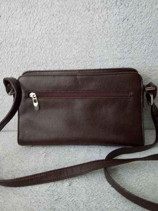 Torebka listonoszka brązowa GOOG 27 x 16 x8