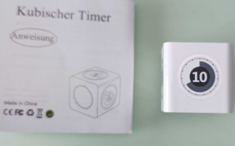 CUBO Mini Temporizador Cozinha Fitness