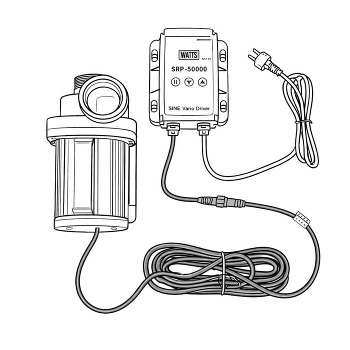 Насос для ставка(УЗВ) Jebao SRP-50000 із рег частот 52000 л/год 600Вт