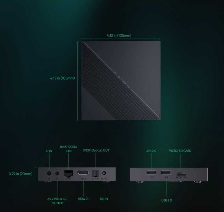 YOKA IPX1 | 2GB/16GB | Android TV | Box Nova