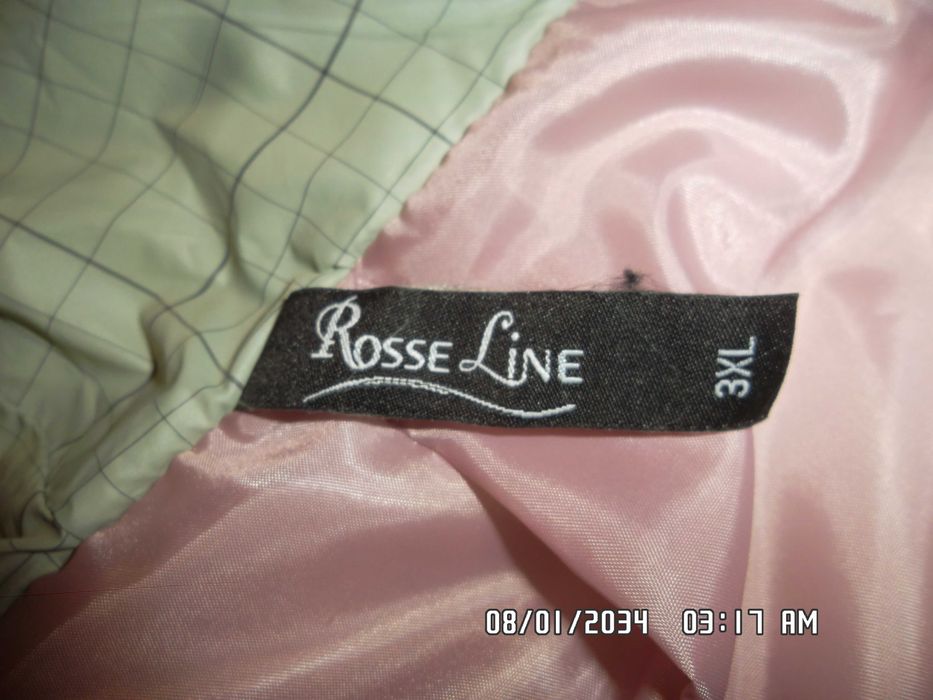 Pudrowa , wiosenno-jesienna kurtka ROSSE LINE r. 46
