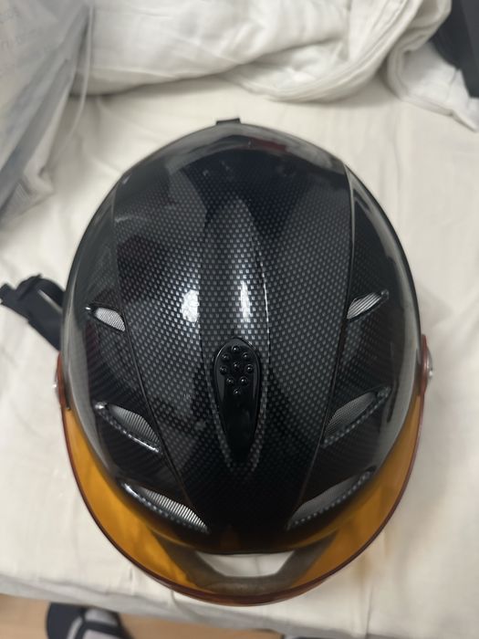 Capacete BullSki ajustável com viseira