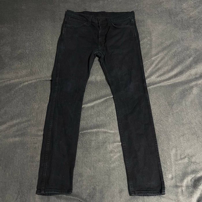 Джинсы Levis чёрно-синие штаны брюки L W34 L32