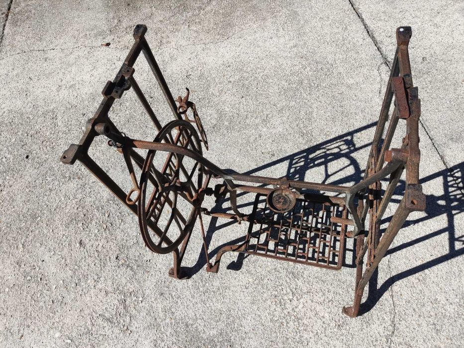Estrutura Antiga Máquina Costura/Decoração Rústica Projetos Criativos