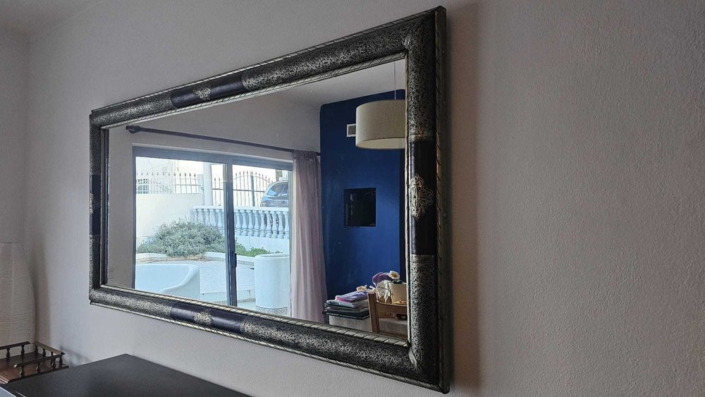 Espelho de parede estilo marroquino – moldura trabalhada