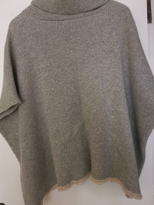 Poncho Malha Tendências Clothes