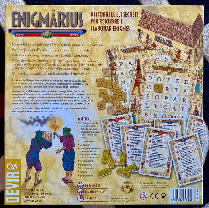 Enigmàrius - Jogo de Tabuleiro