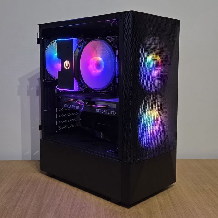 Komputer Gaming PC Ryzen7 5700X/RTX 4060/32GB/1TB SSD/DLSS/W11 - 1440p