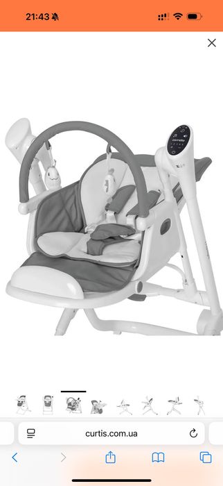 Стільчик для годування 3/1 новий