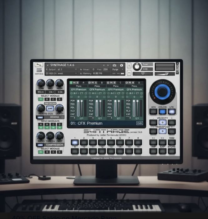 Livraria de Samples kontakt Synthage 1.4.6