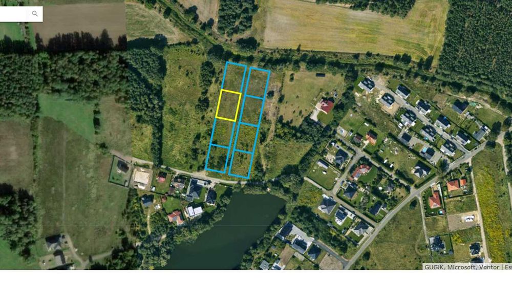 REZERWACJA | Lubieszów | 1205 m² | MPZP | blisko stawu i rzeczki - Widok 4