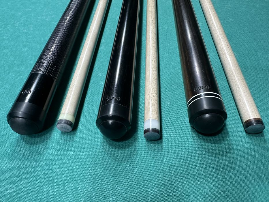 Бильярдный кий Каюкова эбен и макассар