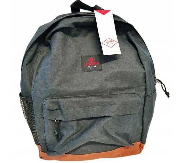 Lee Cooper plecak miejski szary szkolny młodzieżowy