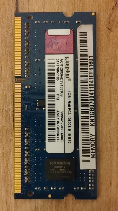 Panięć Ram 3GB DDR3L