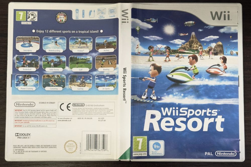 Wii Sports Resort (Nintendo Wii) – Komplet | PAL, Angielski
