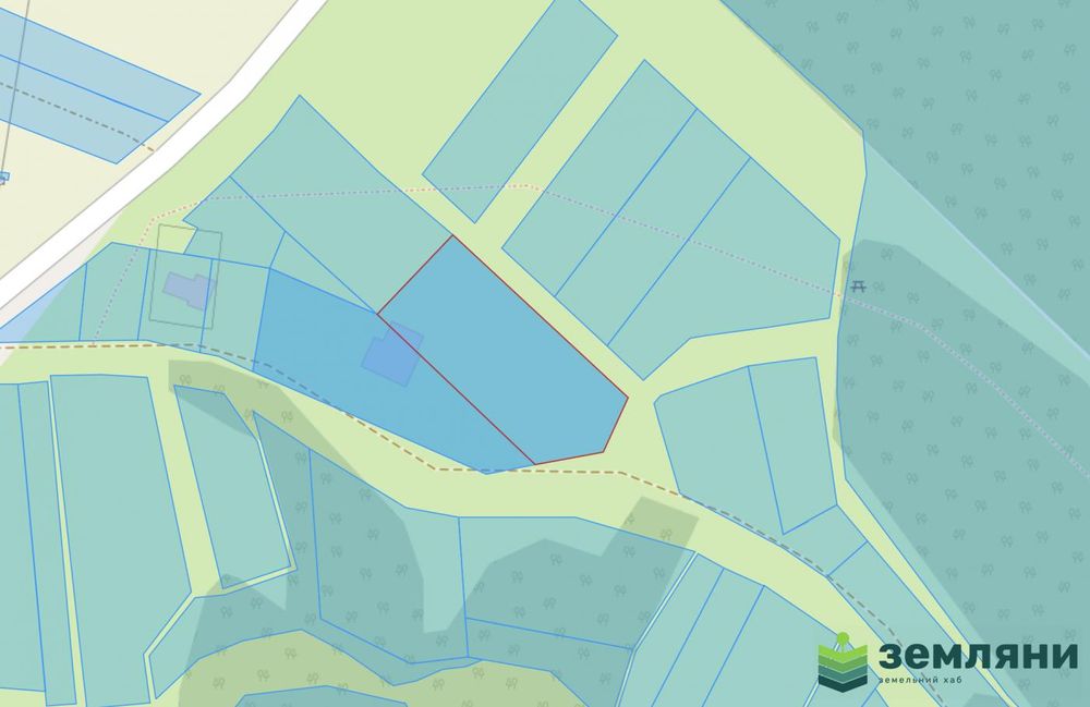 Продається ділянка 59,37 сот під будівництво в с. Підлужжя (5)