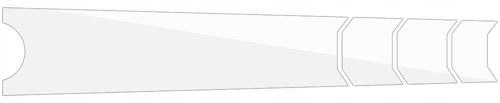 BEZBARWNY FramePAD Ochraniacz na ramę roweru 45cm