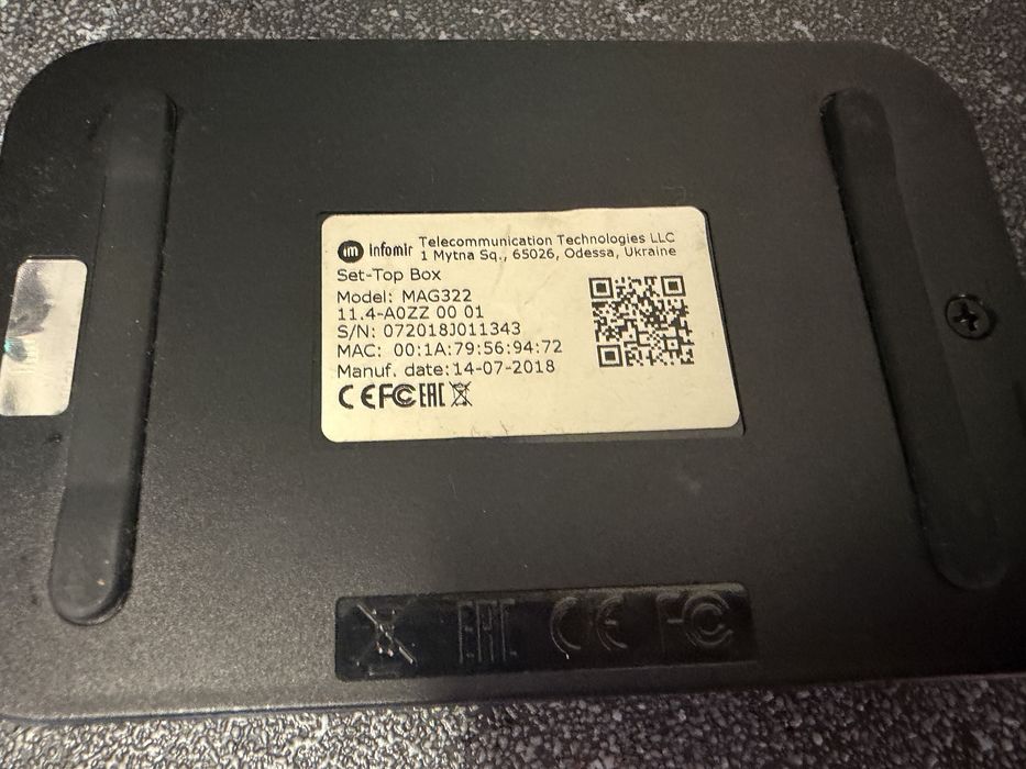 Box Mag 322 set to box IPTV