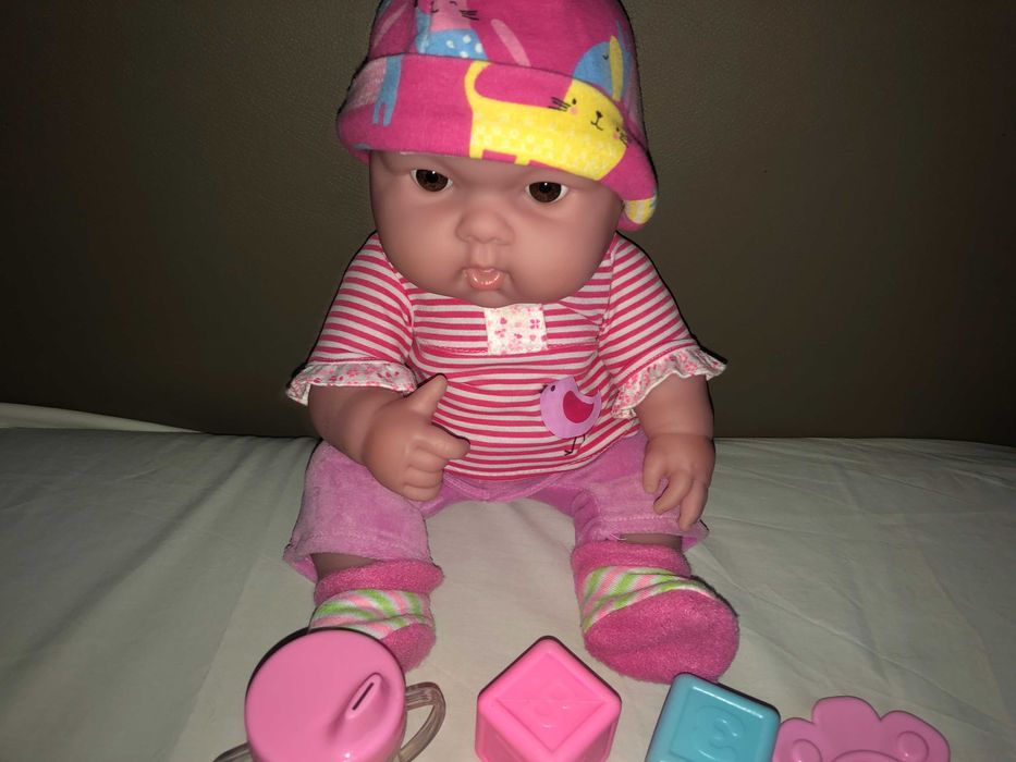 lalka Bobas berenguer newborn z dodatkami