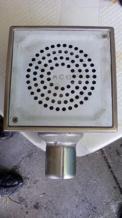 Sifão em inox com cesto de rezidos