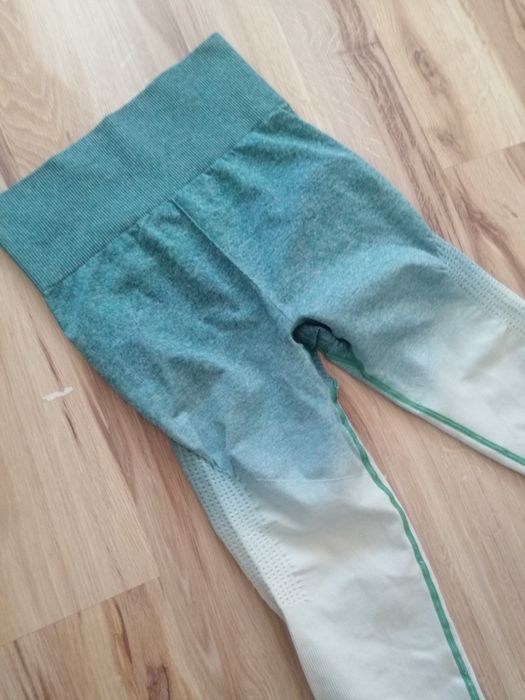 Legginsy sportowe damskie push up M ombre