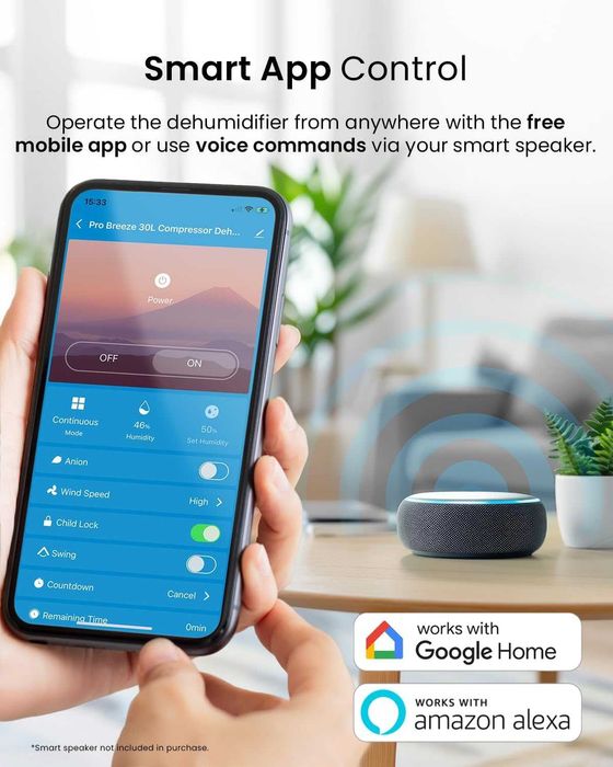 Pro Breeze Osuszacz powietrza 30 l w 24 h