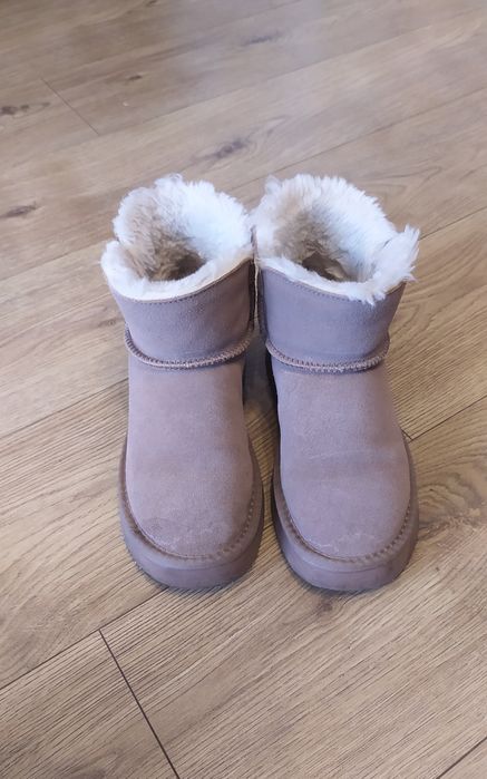 Śniegowce, zamszowe botki, rozmiar 37, Vicenza, z futerkiem, Emu, UGG