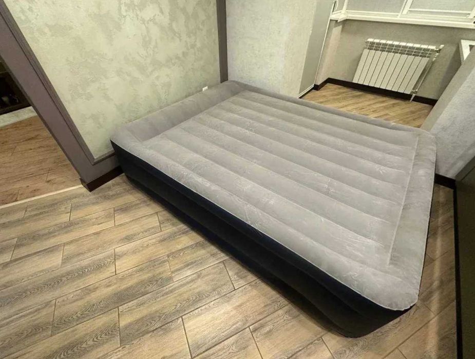 ‼️ Кровать надувная 203х152 с подкачкой | Ліжко надувне | Диван Ламзак