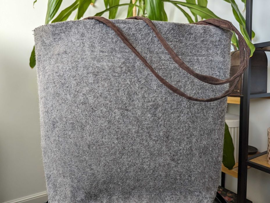 Torba filcowa na ramię (mieści A4) handmade
