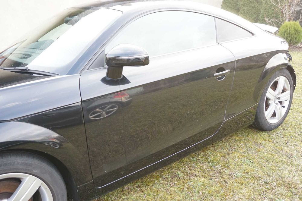 Audi TT 8J Coupe Cabrio Kabrio drzwi Lewe kompletne lusterko czarne