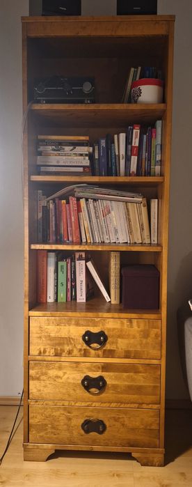Regal biblioteczka lite drewno