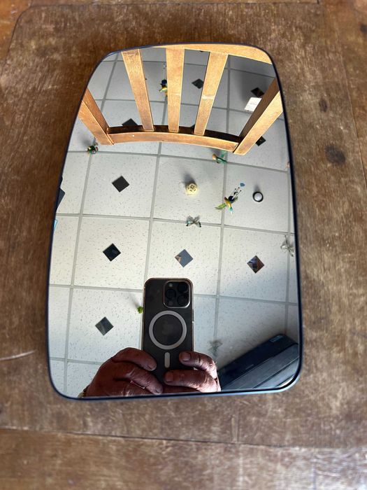 Скло дзеркала Renault Master III, Opel Movano з підігрівом велике ліве