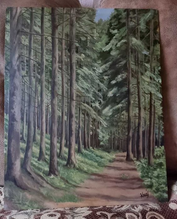 Картина, масло, 40,5 х 50,5 см