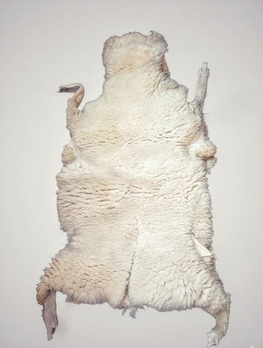 Tapete Pele de Ovelha Natural