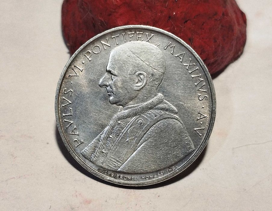 500 лир Ватикан 1967 год